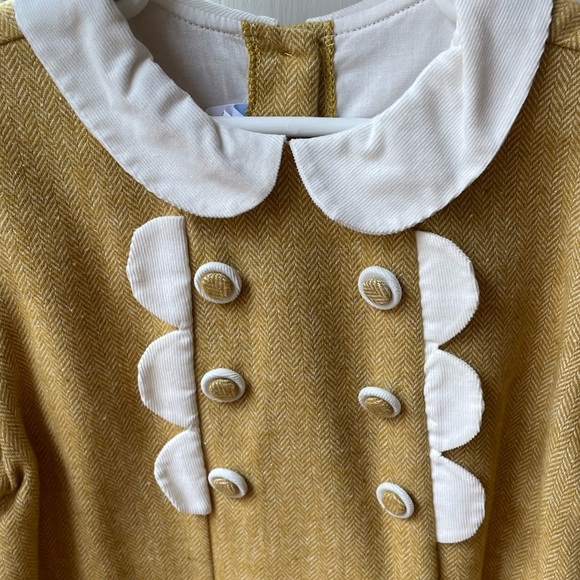 Bella Bliss flutter sleeve herringbone dress - Picture 2 of 2